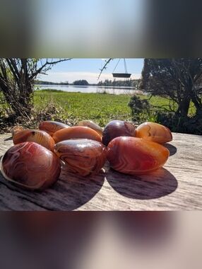 Sardonyx palm Stone (One Given At Random Or Choosen During Live Show)